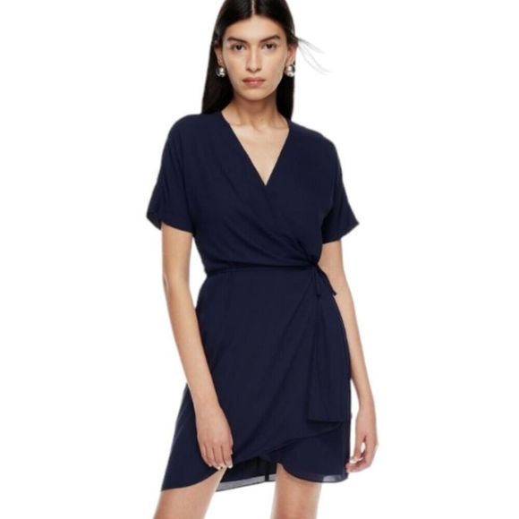 Babaton Wallace Wrap Dress - Picture 1 of 4
